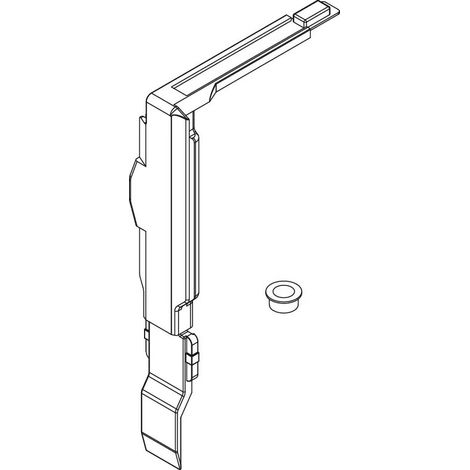 GACHE DE FERMETURE ARGENT 2231