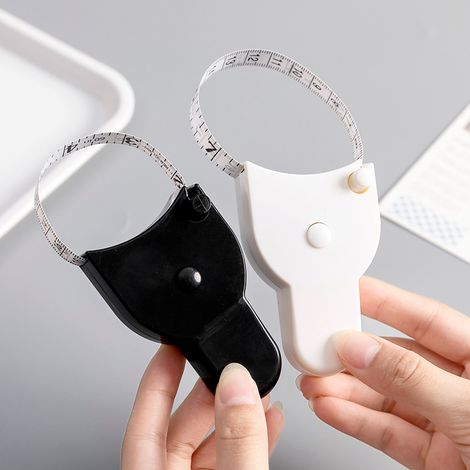 Mètre ruban corporel, 2 pièces, ruban ruban flexible noir et blanc, 1 (1/5)
