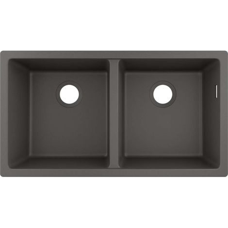 S510-U770 GS Lavello sottotop 370/370 grigio pietra (1/3)