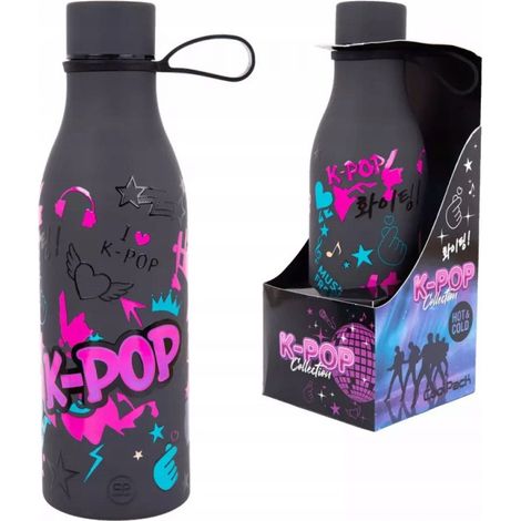 BORRACCIA TERMICA BORRACCIA IN METALLO THERMOS PER ACQUA E BEVANDE CP 500ml K-POP