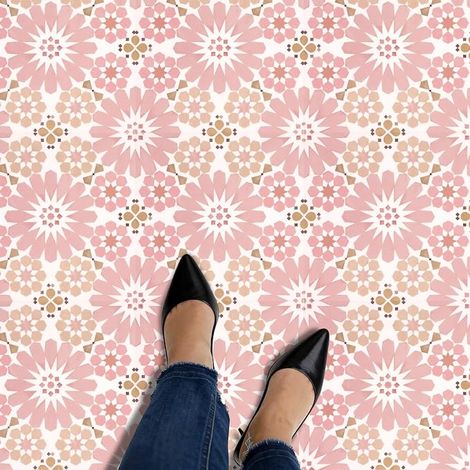 Self Adhesive Waterproof Vinyl Floor Tiles for Kitchen Bathroom Laundry Room Easy Install 30x30cm No Glue Needed (1/5)