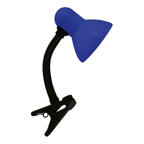 Lámpara de lectura con pinza 40W azul tola E27 pinza Ideus 02855