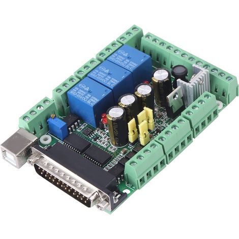 Carte d'adaptation pour machine de gravure CNC MACH3V2.1-L, contrôleur 4 axes/6 axes (1/5)