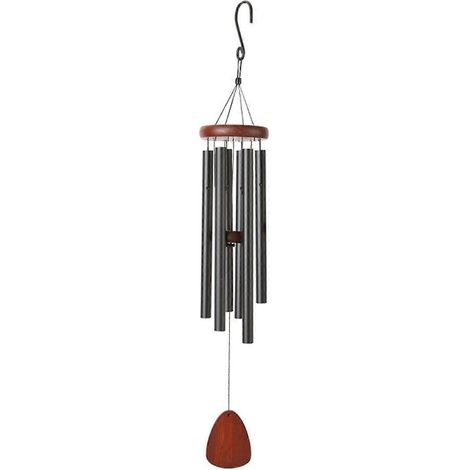 Großes Windspiel für den Außenbereich, tiefer Klang, 81 cm (32 Zoll), Trauer-Windspiel für draußen