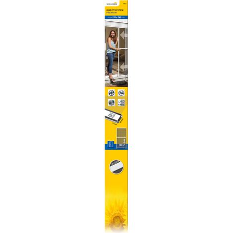 IS-Schiebetür Premium 120 x 240 cm weiß geteilt