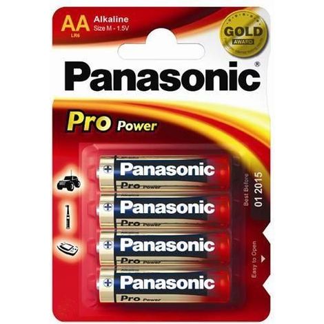 Blíster 4 Pilas Alcalinas 1,5V AA PRO POWER LR6PPG 1.5 V