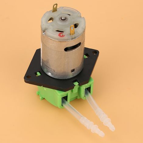 Pompe péristaltique 12V pour aquarium, laboratoire et analyse chimique, tête à tube verte (2x4) (1/5)
