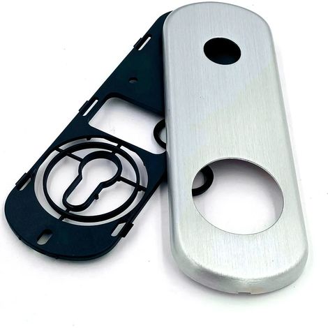 PLACCA DIERRE ESTERNA LUNGA PER DEFENDER D.42 CROMO SATINATA (1/2)