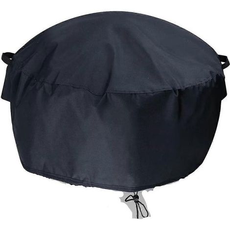 Housse pour foyer Botao, housse ronde pour foyer de terrasse 8540cm, housse imperméable, coupe-vent et anti-UV ( ) (1/4)