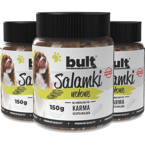 BULT Salamki Hundeleckerlis Geflügel 3x150g (1/3)