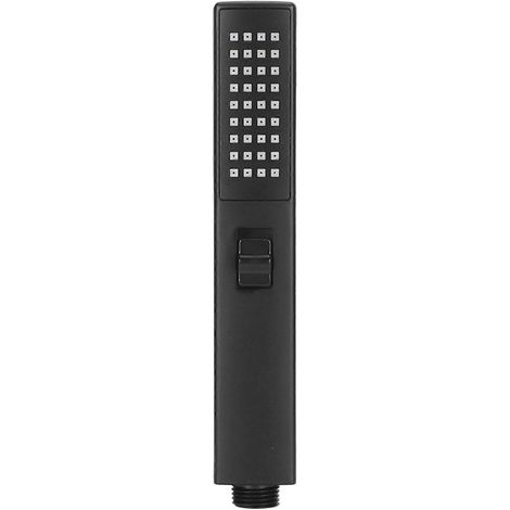 Pommeau de douche haute pression en plastique ABS, douchette à main, accessoire de salle de bain, noir (1/5)