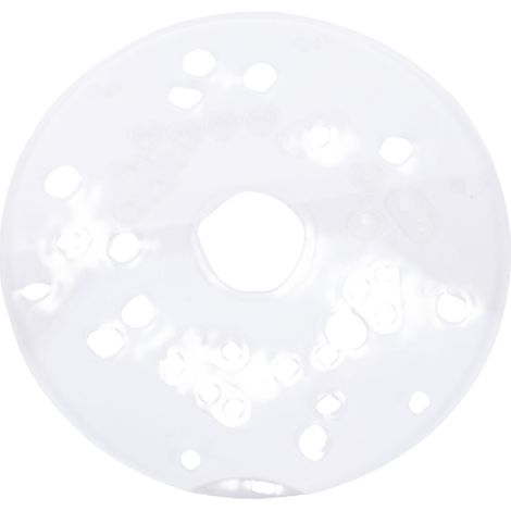 Plaque de base pour défonceuse compatible avec les modèles PR10E et PR20EVS en acrylique, diamètre 14,6 cm (5 3/4 pouces), épaisseur 6,35 mm (1/4 pouce). (1/5)