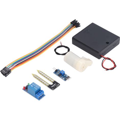 Kit d'arrosage électronique à monter soi-même, module de système d'irrigation automatique, capteur d'humidité du sol et pompe à eau (1/5)