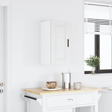 vidaXL Kitchen Wall Cabinet "Porto" White Engineered Wood (1/5)