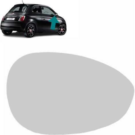 Support + Glace de Rétroviseur DROITE chauffé Fiat 500 Punto (1/3)