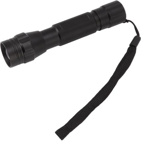 LED-Taschenlampe, weißes Licht, batteriebetrieben, Aluminiumlegierung, einziehbarer Zoom, für Camping, Angeln und Heimwerkerprojekte (1/5)