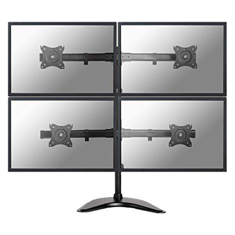 Neomounts by Newstar Neomounts Select TIS 10-27 4TFT schwarz Max.32KG (NM-D335D4BLACK) (1/5)