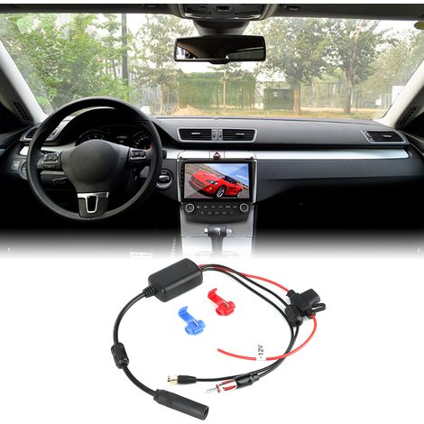 Amplificateur d'antenne pour la réception du signal radio FM DAB de voiture, connecteur SMA (1/5)
