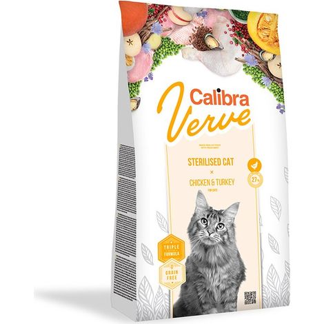 Calibro gatto gf verve pollo sterilizzato 750gr