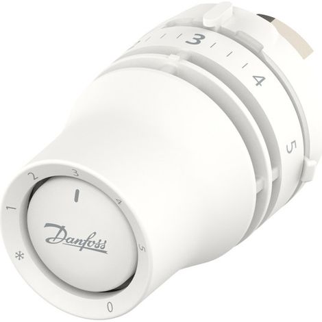 Cabezal termostático Danfoss Redia M30x1.5, sensor incorporado, con ajuste a cero