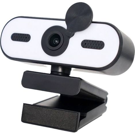 Webcam 2K pour PC Portable, avec Autofocus USB, Mic Antibruit, Cache de Confidentialité et Format Portable pour le Streaming (1/2)