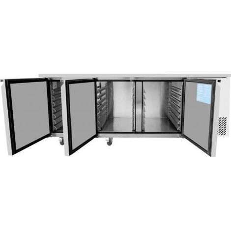 Tour Réfrigéré Positif 3 Portes 400 x 600 - Profondeur 800 - Atosa