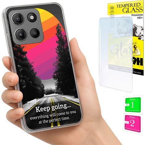 Funda para Motorola Moto G15 / G15 Power, carcasa trasera + cristal (1/5)