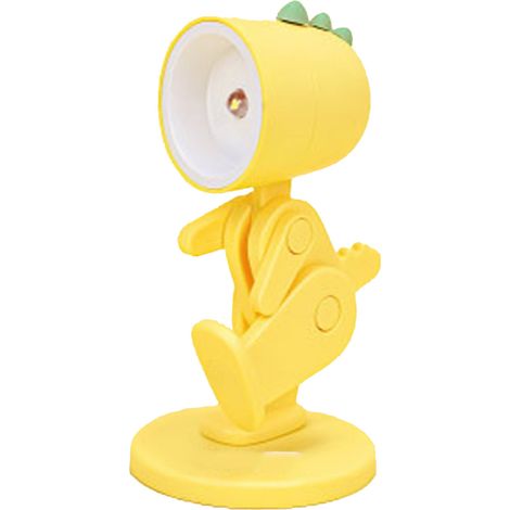 Ortviai Veilleuse LED en forme de dinosaure jaune – veilleuse d’ambiance compacte pour chambre et bureau (1/5)