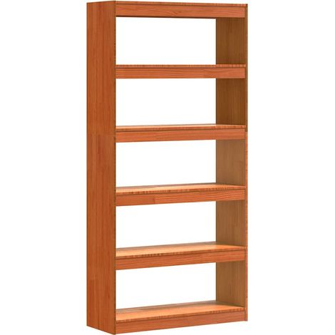Maison Exclusive - Bücherregal Wachsbraun 80 x 30 x 167,5 cm Mass