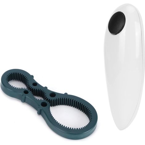 Ouvre-boîte électrique automatique et ouvre-bouteille manuel pour la maison, la cuisine et le restaurant (1/5)