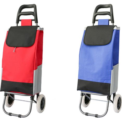 Carrello Spesa Con Ruote Trolley Portaspesa Con Manico Corrado, misuraCarrellocoloreBlu
