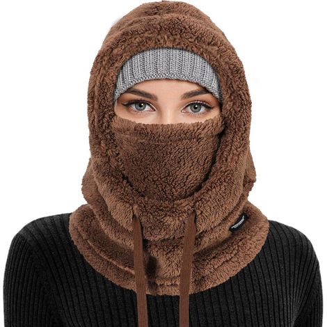 Sturmhaube mit Nackenwärmer für Herren & Damen, winddicht & warm, Fleece-Gesichtsmaske (1/5)