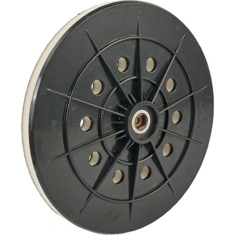 215-mm-Schleifscheibe – EINNENFFER – Klettverschluss, inklusive Ersatz-Stützteller, kompatibel mit allen Körnungen, optimale Staubabsaugung, präzises und dauerhaftes Finish (1/5)