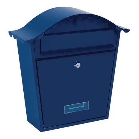Perel Modello Elegante 2023 Casetta Postale Blu da Parete (1/3)