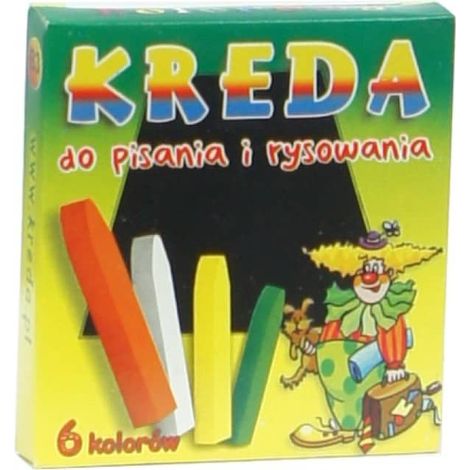 Gessetti colorati MAR-BOR, 6 pezzi.