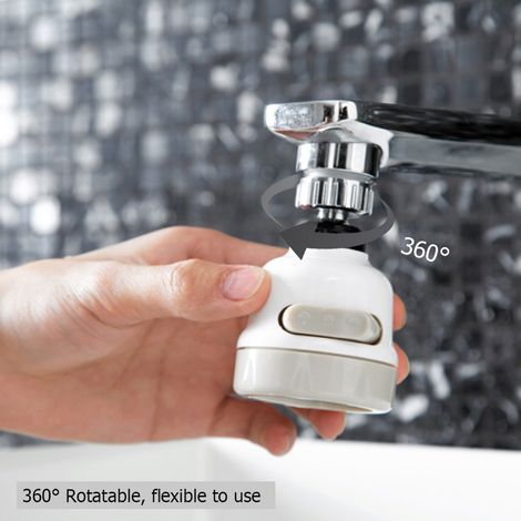 Küchenarmatur mit 360°-Schwenkfunktion, Handbrause mit Spritzschutzfilter, 3 einstellbare Modi, drehbarer Auslauf für Spülbecken. (1/5)
