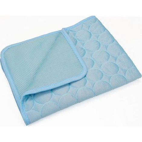 Alfombrilla refrescante para gatos: una alfombrilla para aliviar el calor en gatos，perfecta para el verano，color marrón café，XXL (145 x 100 cm) (1/5)