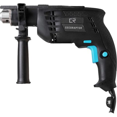 Cecotec Taladro Eléctrico Percutor CecoRaptor Impact Drill. 850W, Broca13mm, 4800 rpm, 46000 Impactos por Minuto, Empuñadura Aux