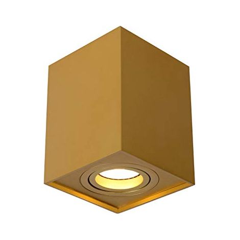 Lucide 22953/01/02 - Faretto da soffitto, in alluminio, 50 W, colore: Oro opaco/Ottone (1/3)