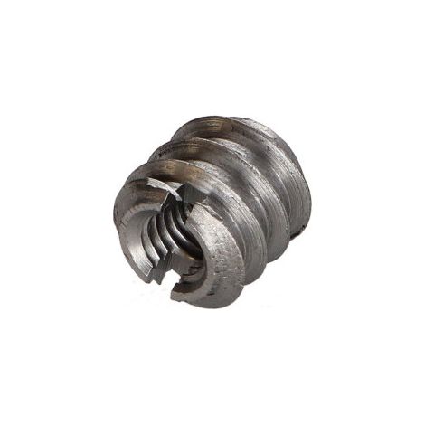 Insert Fendue Acier brut M6 12X12-1 pièce