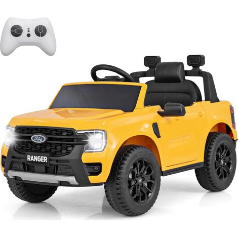 COSTWAY 12V Ford Ranger Voiture Électrique Enfant avec Télécommande, Véhicule Électrique avec Musique & Lumières LED & Histoire, Démarrage Progressif, Charge 30kg pour Enfant de 3-6 Ans (1/5)