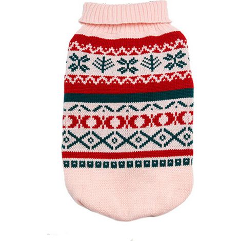 Pull Pour Chien - Tricot Doux Et Respirant - Pour Noël Et Fêtes - Taille Petite (1/5)