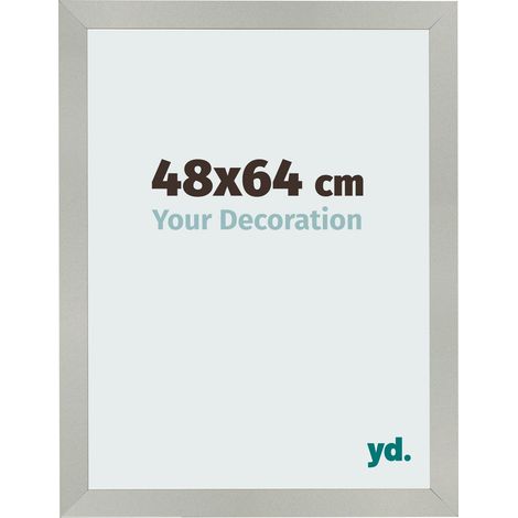 yd. - Cadre photo 48x64 - Argent Mat - MDF - Bologna (1/5)