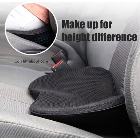 Coussin Siege Auto - Mousse Memoire Forme - Support Lombaire - Respirant Pour Conducteurs - 440 x 240 x 95 mm - 1 Piece (1/5)