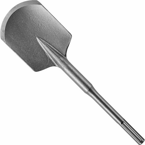 HS1922, bêche à argile, 11,4 cm x 43,2 cm Bêche à argile SDS-Max marteau en acier idéal pour creuser applications dans le jardinage général, l'aménagement paysager. (1/3)
