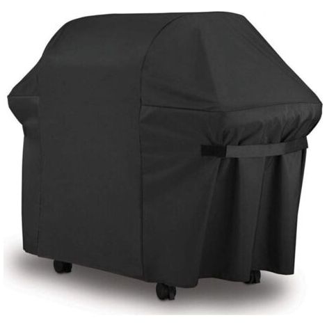 Barbecue Bâche de Protection BBQ Couverture de Gril Anti-UV/Anti-l'eau/Anti-l'humidité Imperméable Extérieur Barbuae Grill Noir pour Weber, Holland, JennAir, Brinkmann 420D Oxford（170x61x117cm）dyk-alo (1/3)