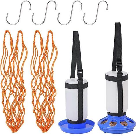 Sangles de suspension pour abreuvoirs, mangeoires, vaisselle, poussins, couvoirs, cages, légumes suspendus, poulets, canards (1/5)
