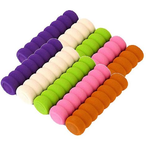 10 Pack Poigne De Porte Housse De Protection, Porte De Scurit Gant Doux Ponge Pour Enfants Couleurs Alatoires (1/5)