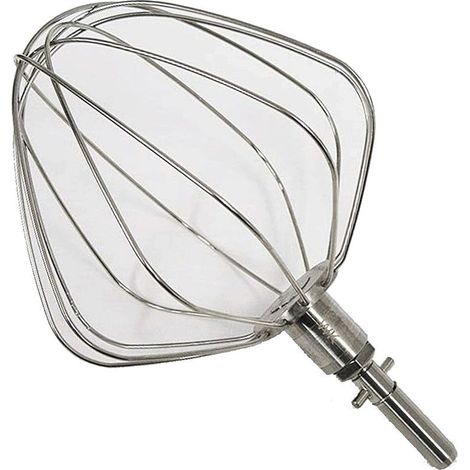 Batidor de 6 brazos de acero inoxidable con circlip para robots CHEF KW711660, KW717151 KENWOOD