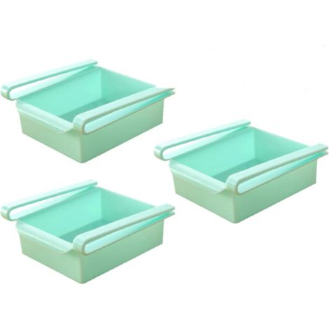 Étagère de rangement pour congélateur/légumes dans le tiroir du réfrigérateur (bleu) (1/5)